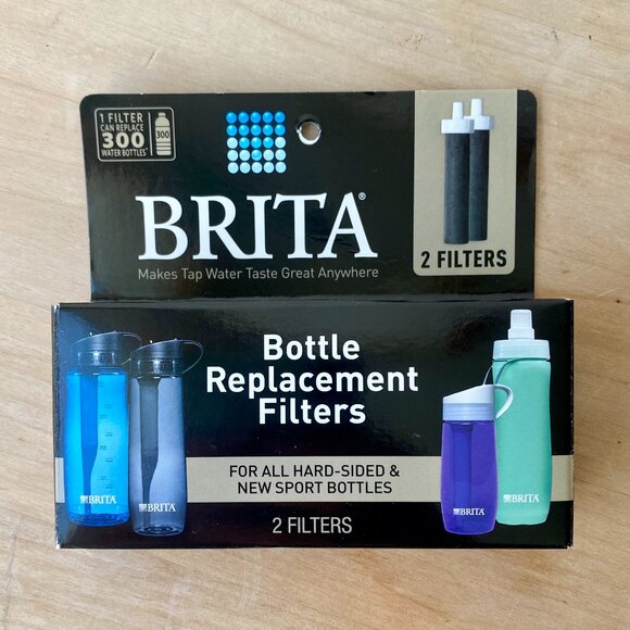 Brita Bottle Filters (x2) BB06 - For All Hard-Sided & New Sports Bottles. - Picture 1 of 3